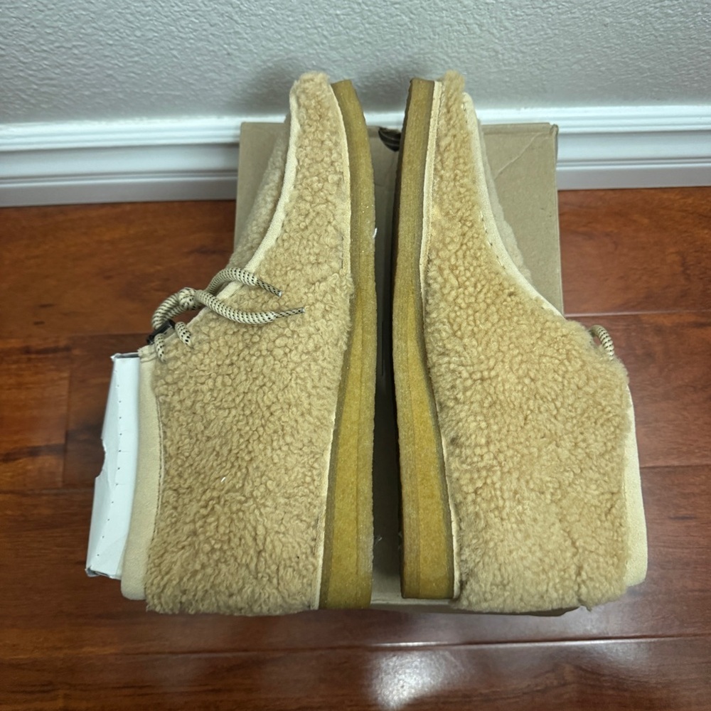 Moncler 1952 Clarks Shearling Wallabee Size 11 - Picture 6 of 9